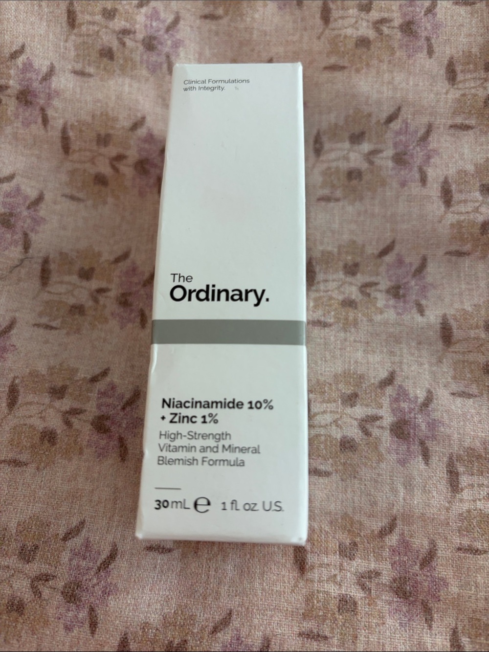 The Ordinary Niacinamide 10% + Zinc 1% Serum - White, Gray